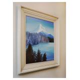 Vintage acrylic painting