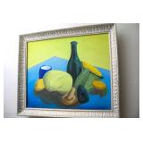 Vintage acrylic painting