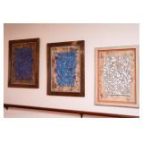 Vintage folk art painting