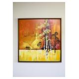 Tabor signed painting 