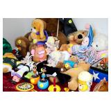 Children toys and stuffed animals