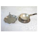 Hand Hammered Decorated Vintage Spoon and dish​