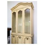 Vintage French Provincial Large China Hutch