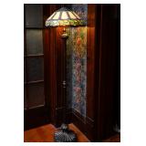 Tiffany style antique floor lamp