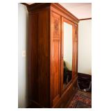 antique art deco armoire