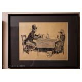 Charles Dana Gibson People of Dickens signed prints