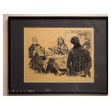 Charles Dana Gibson People of Dickens signed prints