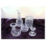 glass and crystal serving dishes 