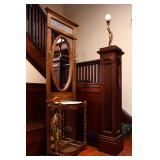 hall tree and victorian umbrella stand