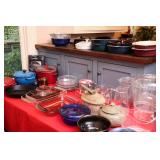 Kitchen serving glass ware