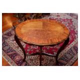 Antique oval side table