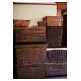 Large collection of baskets