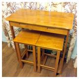 Table and stools