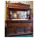 1800's Antique Back Bar great shape 82