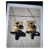 Vintage Solid Bronze Pair of Water Fountains Vintage Solid Bronze Pair of Water Fountains