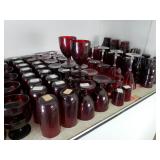 Ruby Red Glass sets