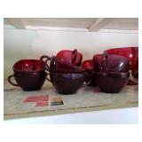Ruby Red Coffee cups Ruby Red Coffee cups