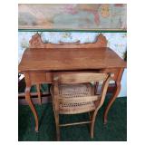 Antique Oak Desk and chair Antique Oak Desk and chair