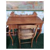 Antique Oak Desk and chair