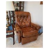 Saddle Bag Brown Leather Recliner$150.00