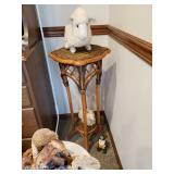 Matching plant stand wicker