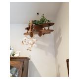 Wood Airplane planter $50.00