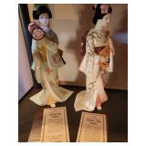 Hakata Dolls Japan Hand Painted 