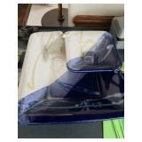 Chip and Dip Hand Painted square Bowl