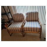 Pair of wicker Padded chairs $75.00 Each