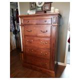 Chest of Drawers - 38"W, 18"D, 56"T, matches night Stand and Mirrored dresser $200.00 Chest of Drawe