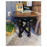 Dark Stained End Table $50.00