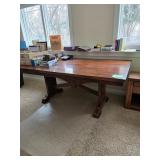 Your choice to use it as a table or Desk, 40"W, 72"L,  29"T, asking $250.00