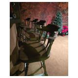 Buck Staff set of 4 Bar Stools