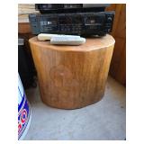 Raw wood stand/ table $125.00 16" T, 18 1/2" W