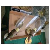 Vintage Brass wall sconces 