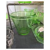 Green Depression Glass