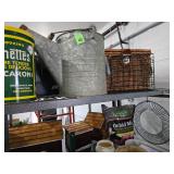 Galvanized watering can 