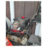 Snow blower on a track