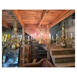 Solid Brass Chandelier that all work