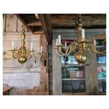 Solid Brass Candeliers 