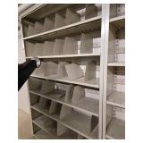 Metal shelving