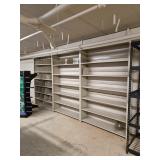 Metal shelving