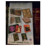 Library full of Brand New Eastons Press Leather Bound Books