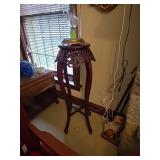 Beautiful Hand Carved Rose Wood Plant stands 38"T, $175.00