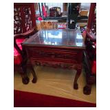 a hand carved sofa, Coffee Table