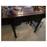 Antique Chinese Alter/ Desk Rose Wood Hand carved 