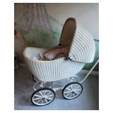 Vtg Wicker Full Size Buggy - Excellent Condition - $350.00