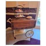 Wood Tea Cart 37