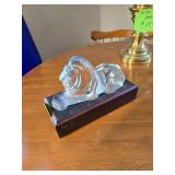 Hand Blown Glass Lion