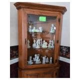 Continued solid Hard Rock Maple corner Hutch